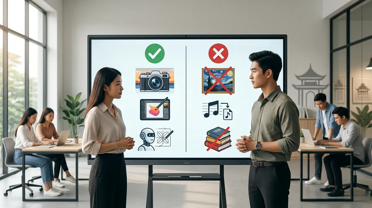 Checklist nên và không nên về bản quyền nội dung AI